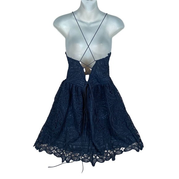 Mendoza Dress in Navy Blue - Size M  10 - Picture 2 of 7